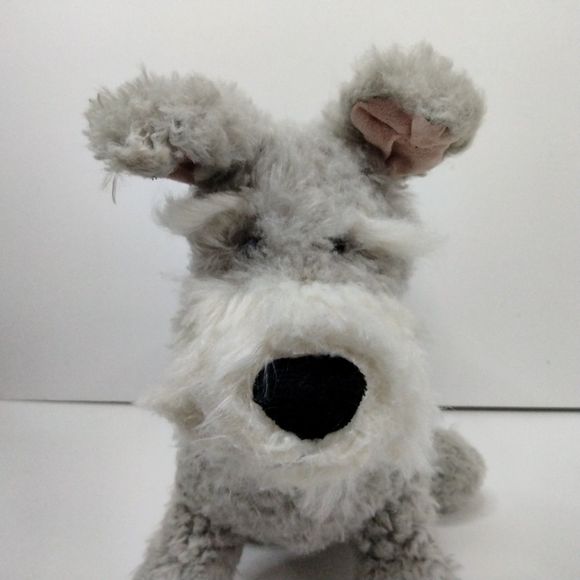 Jellycat Other - Jellycat Caffuffle Dog 9” plush Stuffed Animal Toy Retired Gray schnauzer